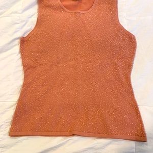 Karen Kane Lifestyle Sequin Stretch Tank Top